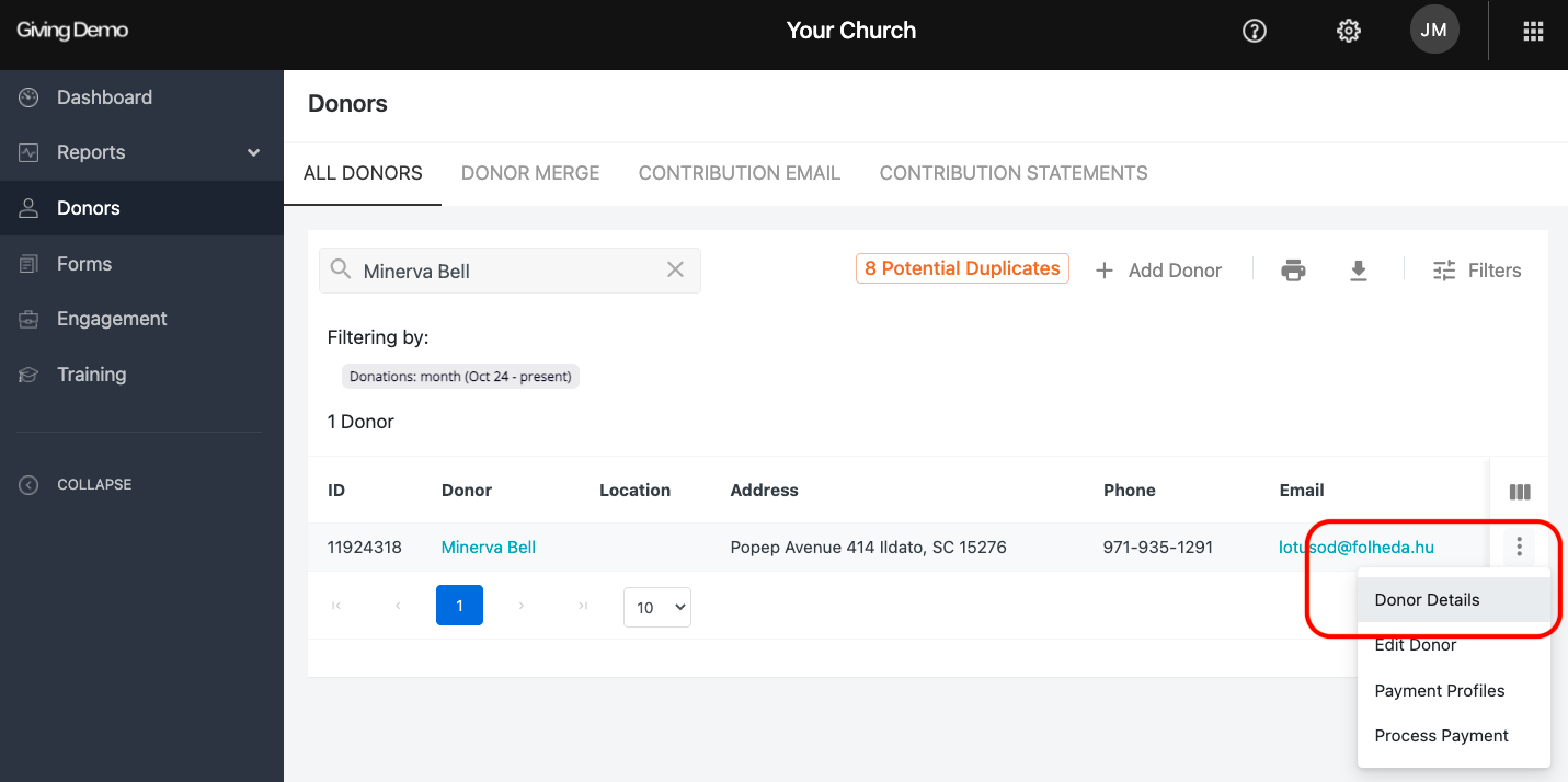 How To: Resetting A Donor's Password – Giving Help Desk