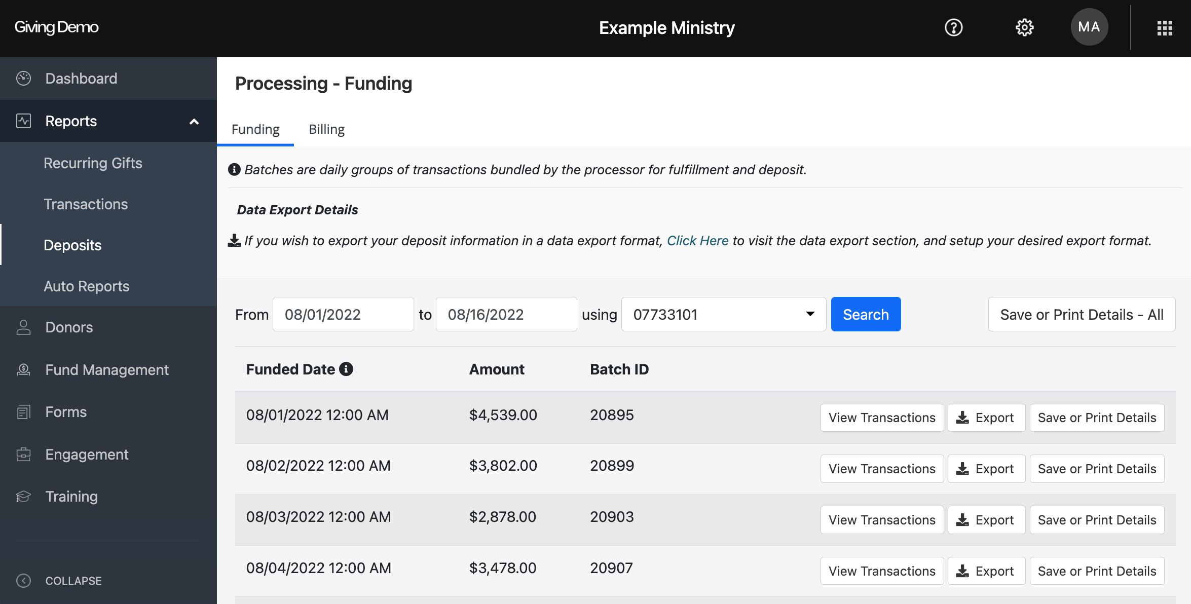 deposit-reporting-giving-help-desk