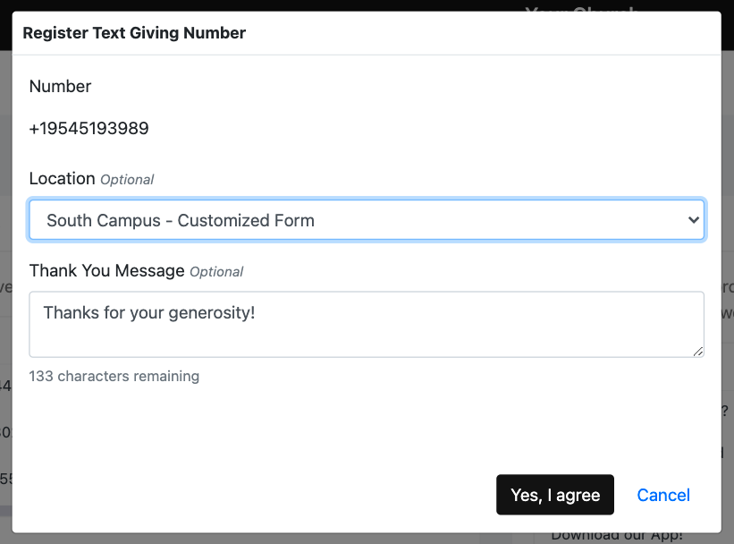 Set Up Text Giving & Form Keywords – Giving Help Desk